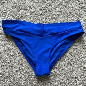 Island love bikini bottom medium cobalt blue